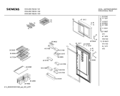 Схема №1 KS40U601NE с изображением Дверь для холодильника Siemens 00241277