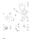 Схема №1 AWO 7455 с изображением Лючок для стиралки Whirlpool 481075245061