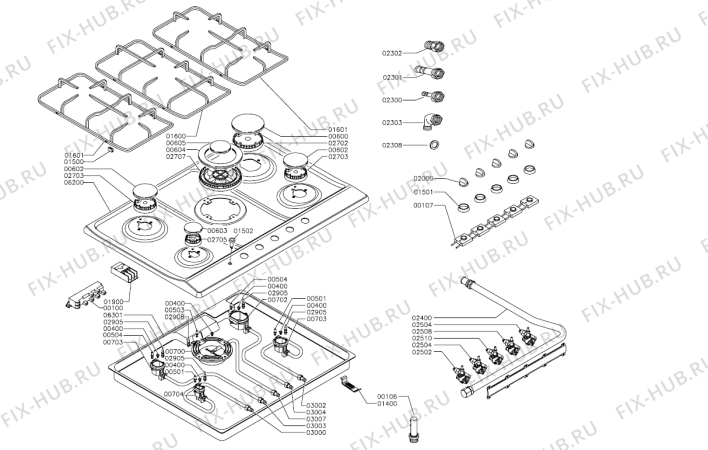 Схема №1 G760AX1 (246148, PCFZD70) с изображением Кабель для электропечи Gorenje 272291