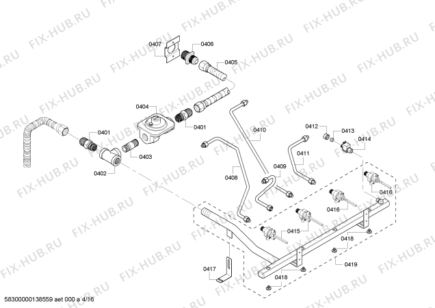 Схема №4 PRG364EDG с изображением Горелка для электропечи Bosch 00666306