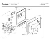 Схема №2 CG461J5 с изображением Передняя панель для посудомойки Bosch 00431718