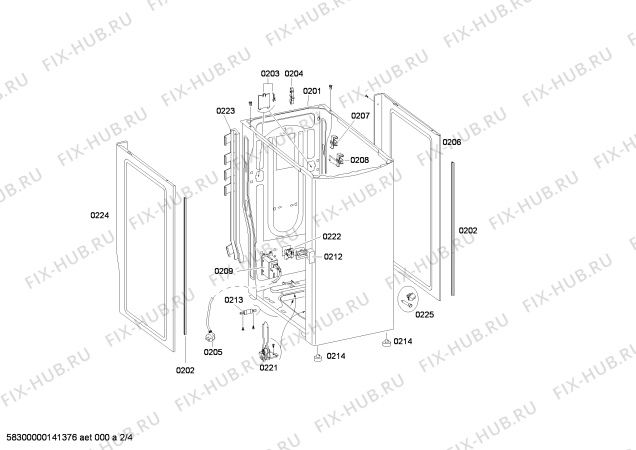 Схема №2 WOR16153OE с изображением Панель управления для стиралки Bosch 00676383