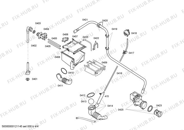 Схема №2 WM10E161ME с изображением Силовой модуль для стиралки Siemens 00667922