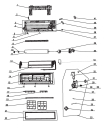 Схема №1 DECON 53 INU с изображением Часть корпуса для сплит-системы DELONGHI DAU1730163
