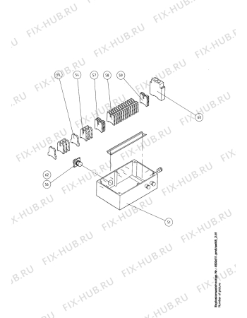 Взрыв-схема комплектующей Aeg HSWI65P - Схема узла Electrical equipment