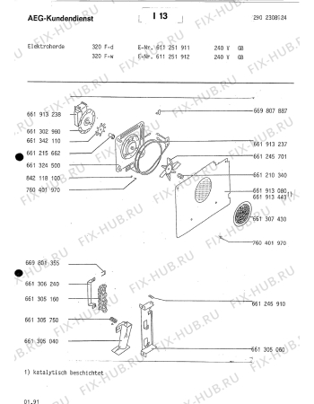 Взрыв-схема плиты (духовки) Aeg 320F-D GB - Схема узла Section8