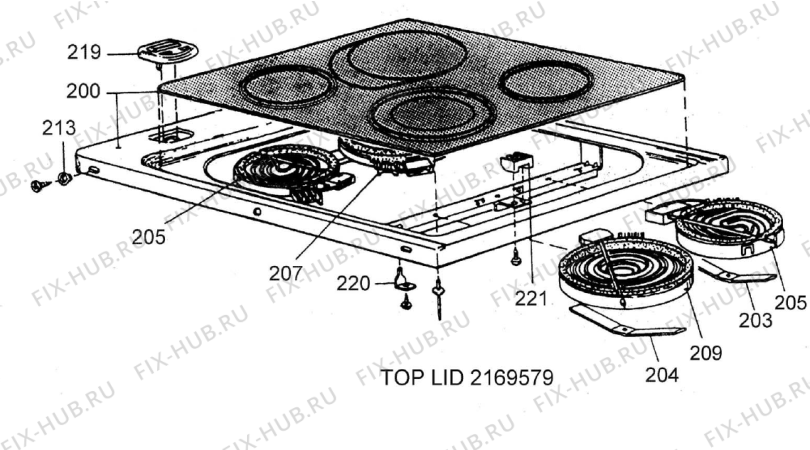 Взрыв-схема вытяжки Gorenje Finess 700 A851A70A SE   -White FS 70 (900000702, A851A70A) - Схема узла 02