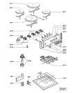 Схема №1 SGN 3540 WS с изображением Покрытие для плиты (духовки) Whirlpool 481990704867