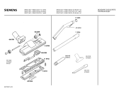 Схема №1 BHS2232 BHS22 с изображением Корпус для мини-пылесоса Siemens 00087617