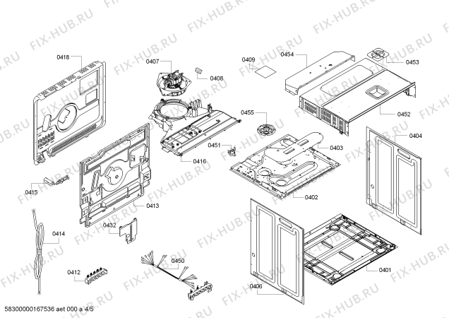 Схема №1 HBA74S421E H.BO.PY.L3D.IN.GLASS.B4/.B.E3_COT/ с изображением Внешняя дверь для электропечи Bosch 00688960