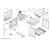 Схема №1 HBA74S421E H.BO.PY.L3D.IN.GLASS.B4/.B.E3_COT/ с изображением Внешняя дверь для электропечи Bosch 00688960