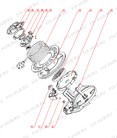 Схема №1 VCK1800EA CYCL (130690, VC-T4002) с изображением Всякое для мини-пылесоса Gorenje 132970