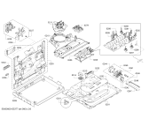Схема №3 HEB73D450 с изображением Фронтальное стекло для плиты (духовки) Bosch 00684283