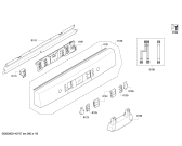 Схема №3 SMS40M12EU с изображением Передняя панель для электропосудомоечной машины Bosch 00675471
