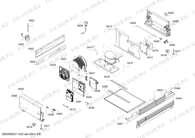 Схема №2 RC462504 Gaggenau с изображением Вставная полка для холодильной камеры Bosch 11026010