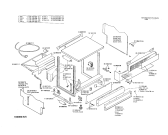Схема №2 0730100608 E700S с изображением Панель для посудомоечной машины Bosch 00111447