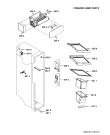 Схема №5 KRSC 9005/A+ с изображением Дверца для холодильника Whirlpool 480132101024
