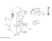 Схема №1 KGN36V03 с изображением Контактная пленка для холодильной камеры Bosch 00669771
