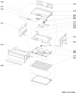 Схема №1 WBV3699 NFC IX с изображением Дверка для холодильной камеры Whirlpool 481010430725