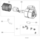 Схема №1 ZHC4284X с изображением Электромотор для вытяжки Aeg 4055265856