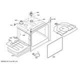 Схема №3 HBN431S1 с изображением Фронтальное стекло для плиты (духовки) Bosch 00249284