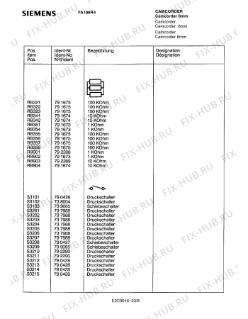 Схема №7 FA164R4 с изображением Интегрированный контур для телевизора Siemens 00790280