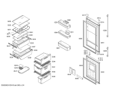 Схема №2 K5871X3 с изображением Дверь для холодильной камеры Bosch 00248623