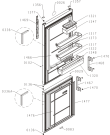 Схема №3 NR-BN34EW2-E (561448, HZF3769E) с изображением Дверка для холодильника Gorenje 561966