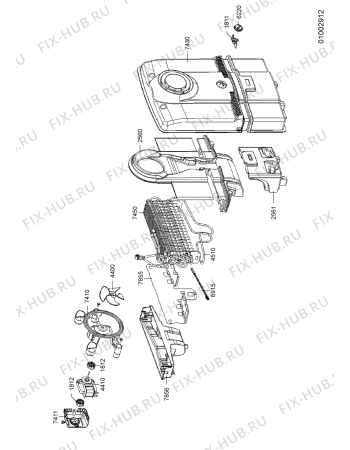 Схема №3 IRN 395/I с изображением Держатель для холодильной камеры Whirlpool 482000003383