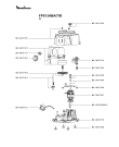 Схема №1 FP523G27/700 с изображением Элемент корпуса для электрокомбайна Moulinex MS-0A07570