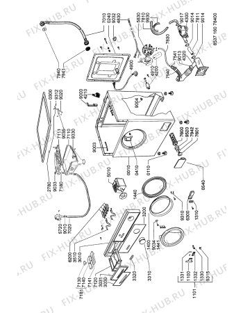 Схема №1 AWG 160/3 с изображением Декоративная панель для стиралки Whirlpool 481245211088