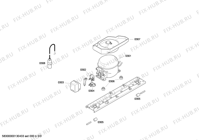 Схема №1 GS36NE30 с изображением Клапан для холодильника Siemens 00668928