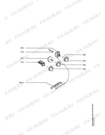 Взрыв-схема плиты (духовки) Electrolux EOB3612X EU R05 - Схема узла Functional parts