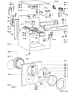 Схема №1 AWP 091 с изображением Ручка (крючок) люка для стиральной машины Whirlpool 481949878502
