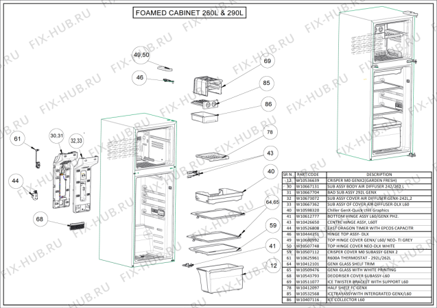 Схема №1 WTM 450 SS с изображением Колесо для холодильника Whirlpool 482000015761