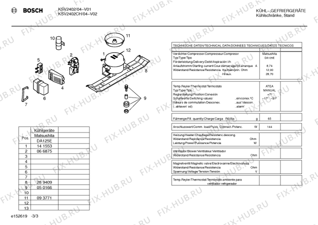 Схема №2 KSV2402 с изображением Внешняя дверь для холодильной камеры Bosch 00210455