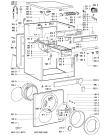 Схема №1 AWM 288/WS-B с изображением Пружина бака для стиральной машины Whirlpool 481249238363