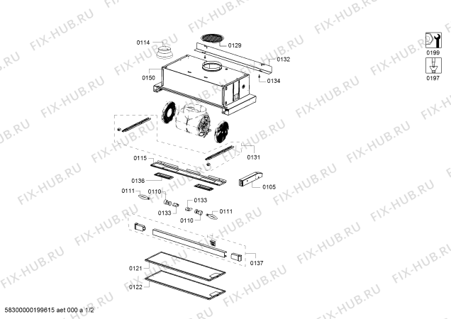 Схема №1 ATS6S250 Profilo с изображением Панель управления для вентиляции Bosch 00771987