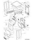 Схема №1 AWZ 8584 с изображением Декоративная панель для сушилки Whirlpool 481245215082