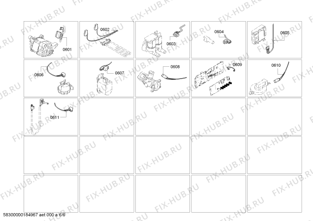 Взрыв-схема стиральной машины Bosch WAE28365CH Maxx 7 VarioPerfect - Схема узла 06