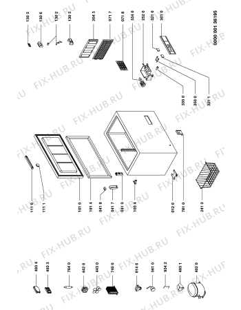 Схема №1 CF 60 T с изображением Фильтр для холодильной камеры Whirlpool 481948028152