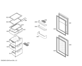 Схема №2 KGV28V00GB с изображением Дверь для холодильника Bosch 00244265