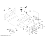 Схема №6 PRD484ECG с изображением Панель управления для плиты (духовки) Bosch 00246023