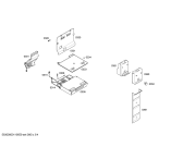 Схема №1 KDN32V03 с изображением Дверь для холодильной камеры Bosch 00244389