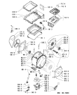 Схема №1 AWA 1106 NA с изображением Створка для стиралки Whirlpool 481245938039