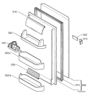 Схема №1 ER6336U с изображением Поверхность для холодильной камеры Electrolux 2246093021