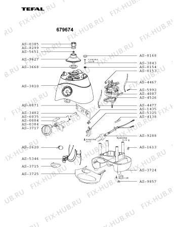 Схема №1 679615 с изображением Резак для блендера (миксера) Tefal AS-3712