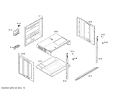 Схема №3 E1452N0 MEGA1452N с изображением Панель управления для плиты (духовки) Bosch 00665173