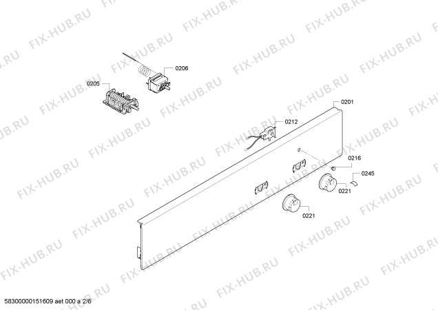 Схема №3 CF110250 с изображением Переключатель для духового шкафа Bosch 00625862