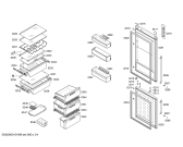 Схема №2 KGN86E78 с изображением Дверь морозильной камеры для холодильной камеры Bosch 00686035